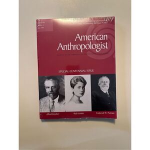 Anthropological Professionalization Turn Century in American Anthropologist Book